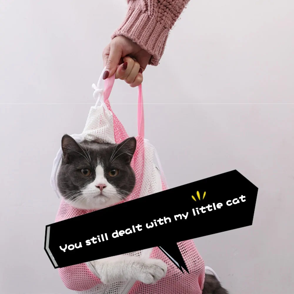 Cat Grooming and Restraint Bag