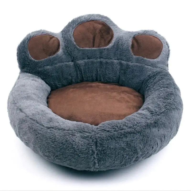 Washable Paw-Shaped Dog Sleeping Bed