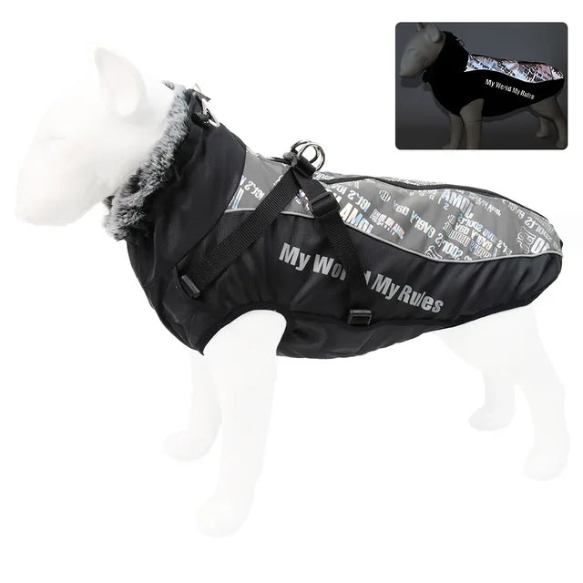 Waterproof Cotton Dog Coat