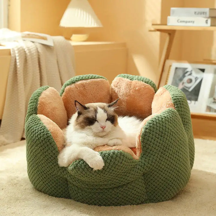 Cozy Cactus Petal Bed for Pets