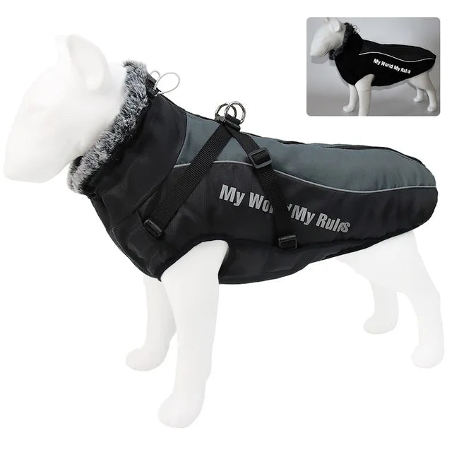 Waterproof Cotton Dog Coat