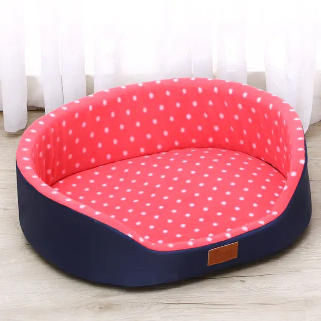 Reversible Soft Pet Bed for Cats and Dogs