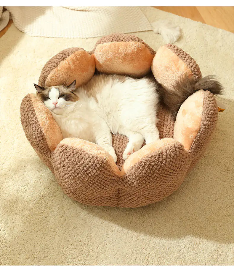 Cozy Cactus Petal Bed for Pets