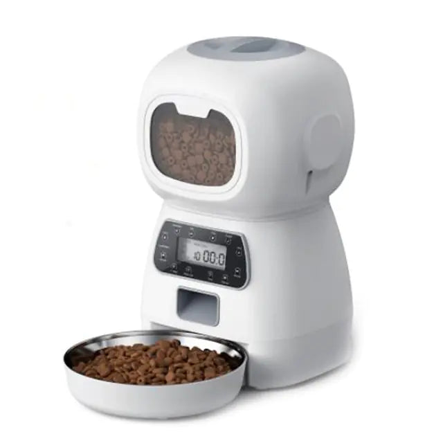 Smart Pet Food Dispenser with Timer for Cats and Dogs