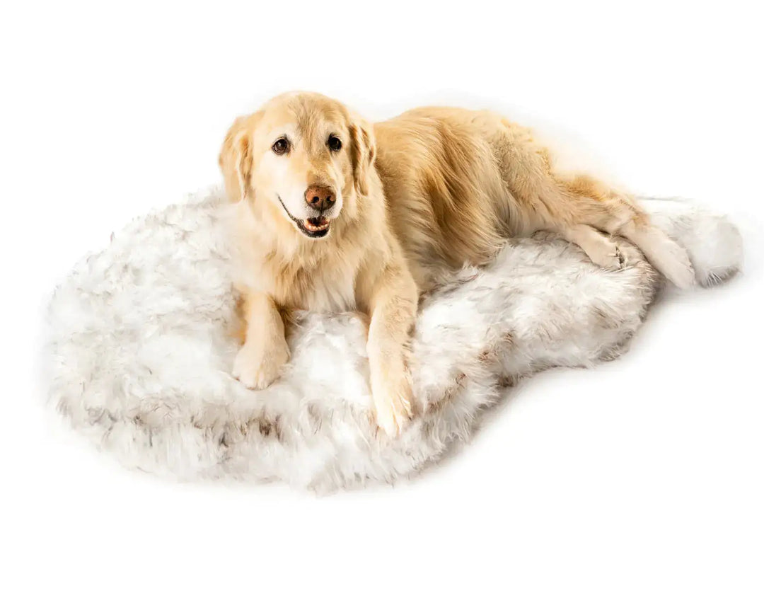 Plush Faux Fur Dog Bed