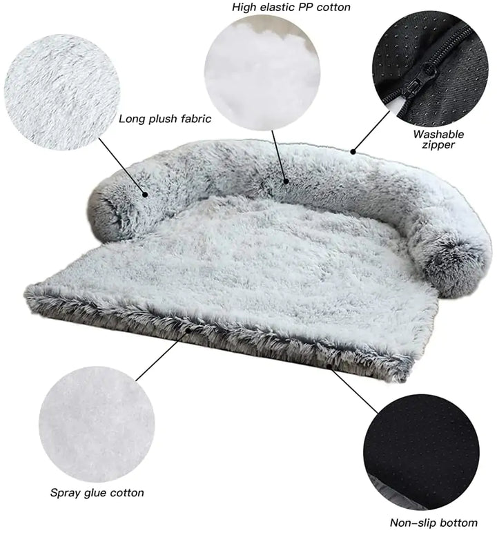 Dog Comfort Haven: Plush Bed Cushion