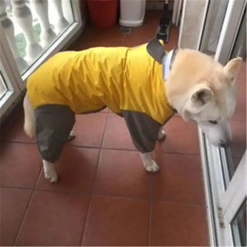 Waterproof Dog Raincoat Jumpsuit