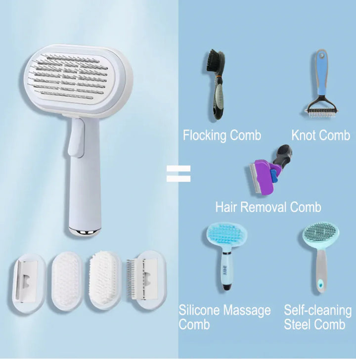 Self-Cleaning Slicker Pet Brush