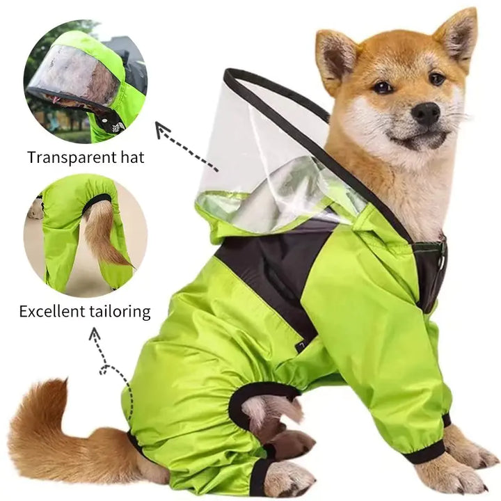 Clear Pet Raincoat