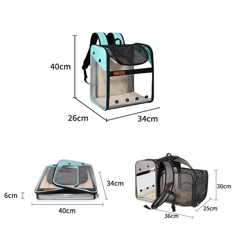 Expandable Pet Carrier Backpack