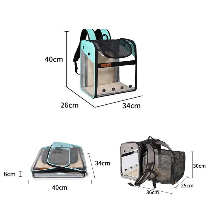 Expandable Pet Carrier Backpack