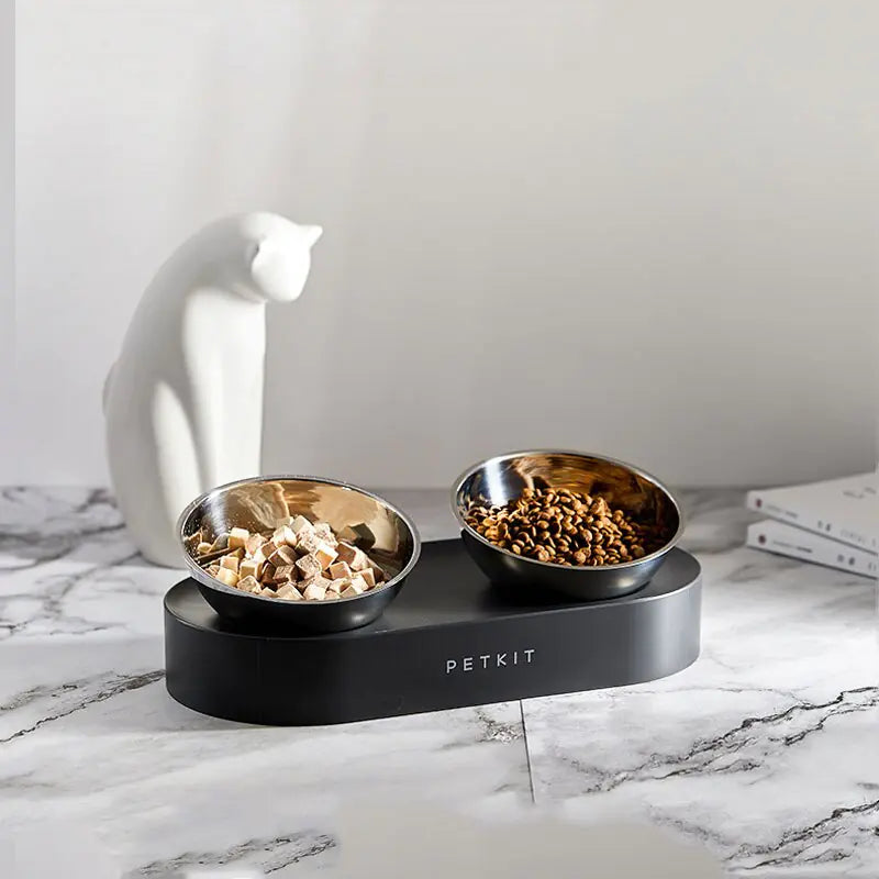 Adjustable Double Feeder Bowls for Pets by PetKit