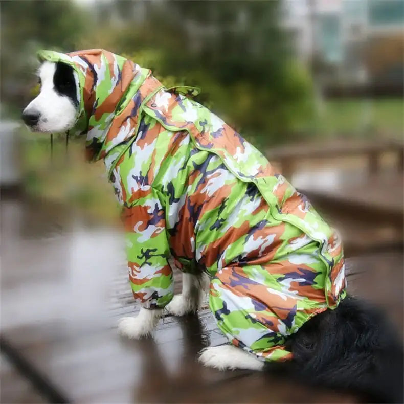 Waterproof Dog Raincoat Jumpsuit