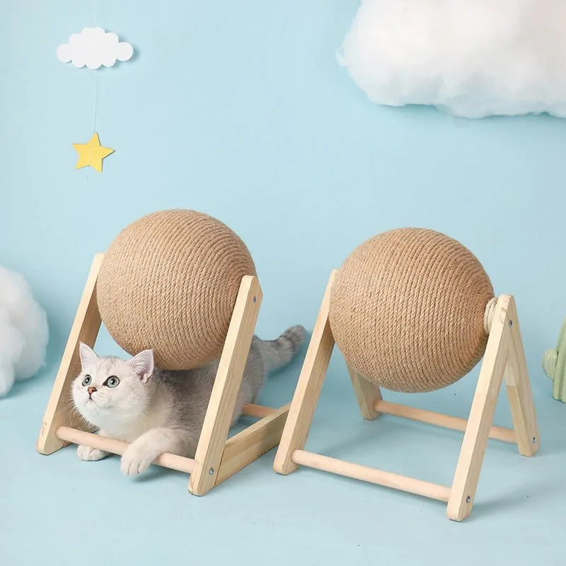 Feline-Friendly Scratching Sphere