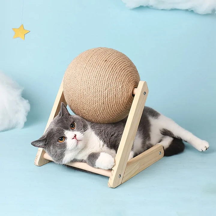 Feline-Friendly Scratching Sphere