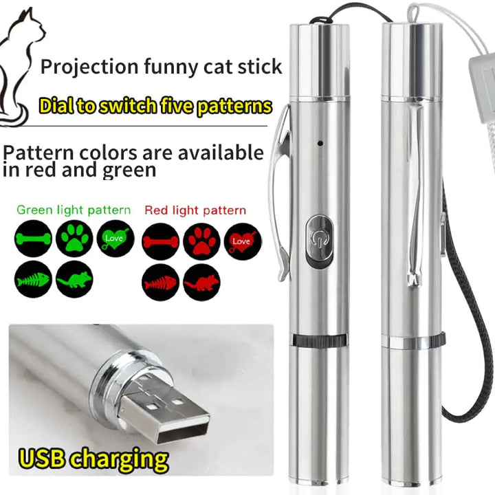 Multi-Pattern Laser Pointer for Pets