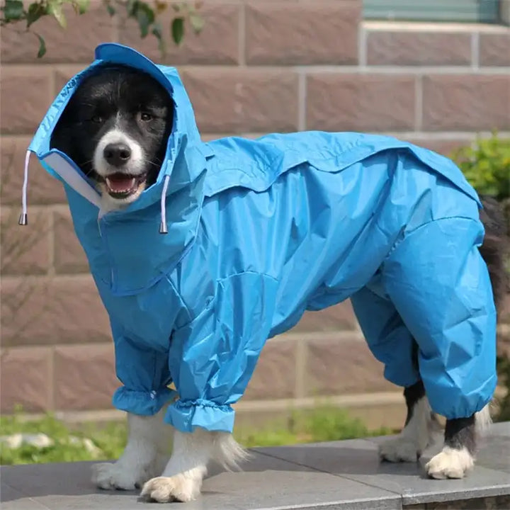 Waterproof Dog Raincoat Jumpsuit