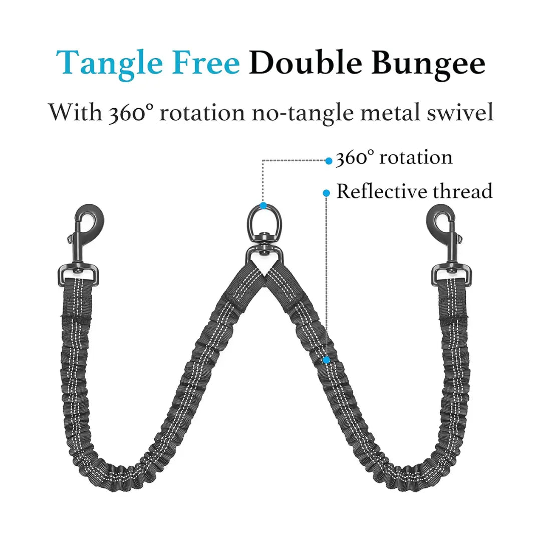 Tangle-Free Dual Dog Leash