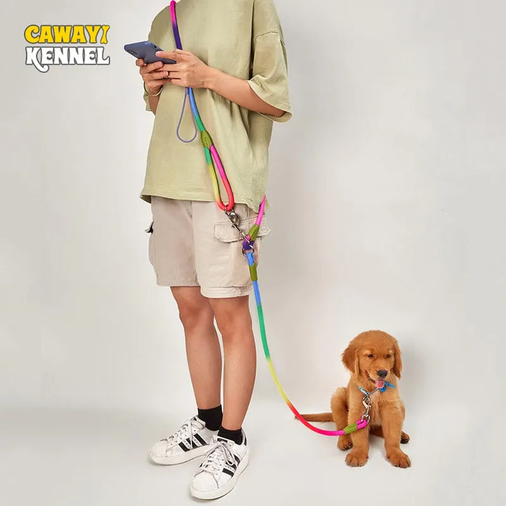 Nylon Leashes with Reflective Strips for Pet Dogs