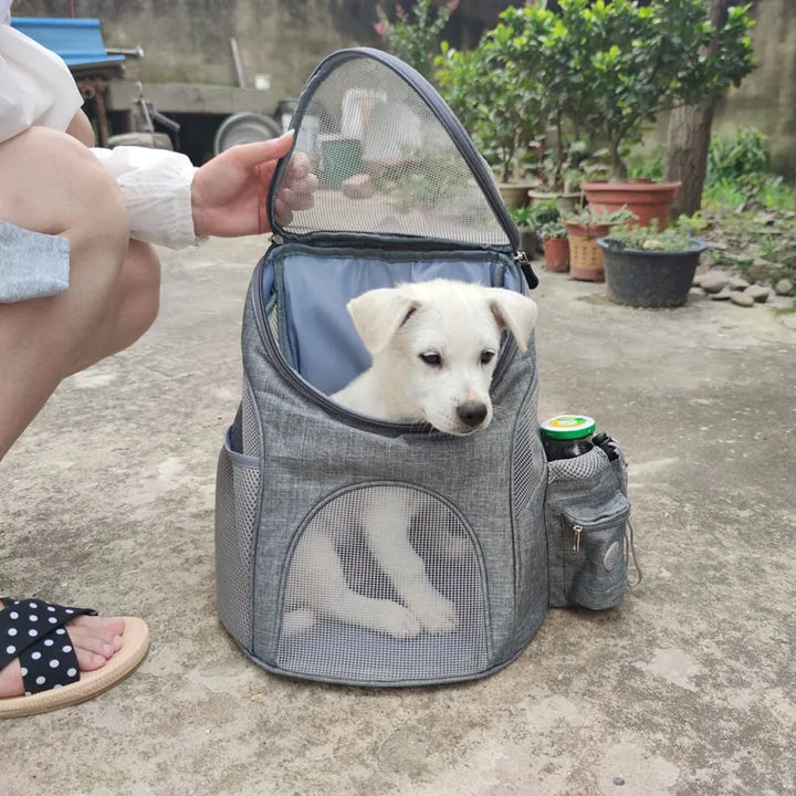 Portable Mesh Dog Travel Carrier