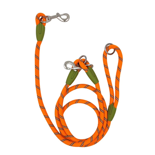 Nylon Leashes with Reflective Strips for Pet Dogs