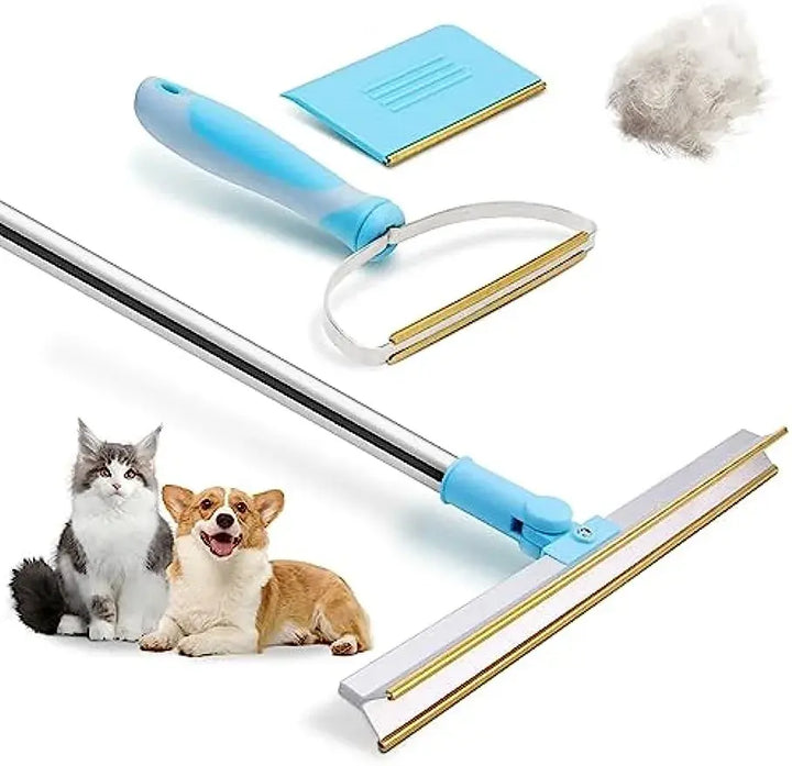 Pet Hair Remover Carpet Rake Set