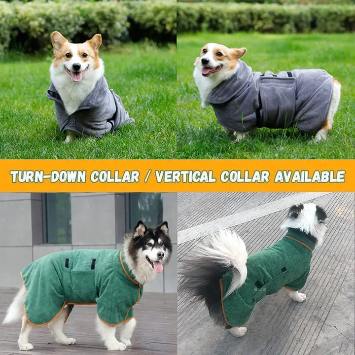 Microfiber Pet Drying Coat