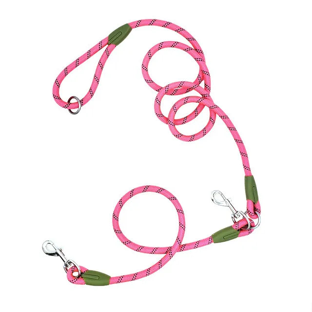 Nylon Leashes with Reflective Strips for Pet Dogs