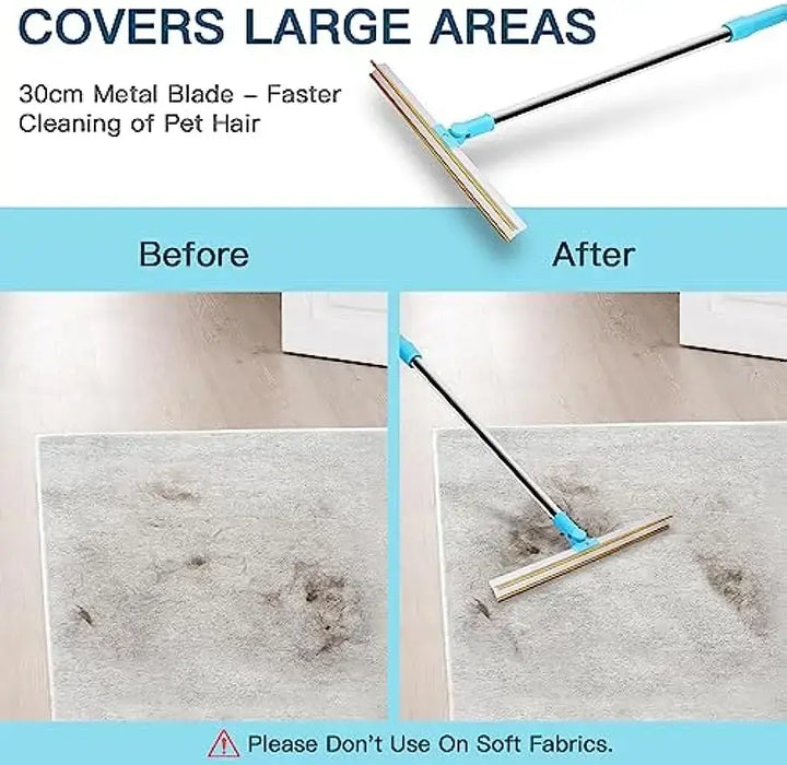 Pet Hair Remover Carpet Rake Set