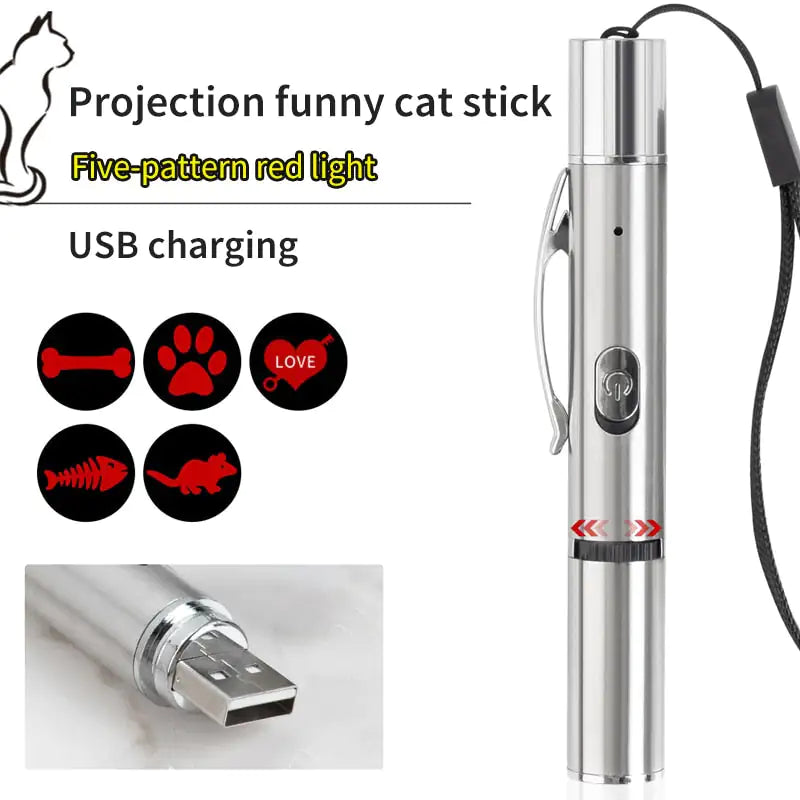 Multi-Pattern Laser Pointer for Pets