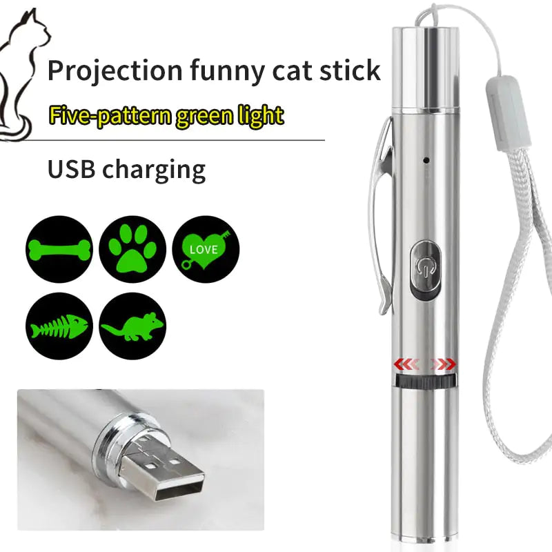 Multi-Pattern Laser Pointer for Pets