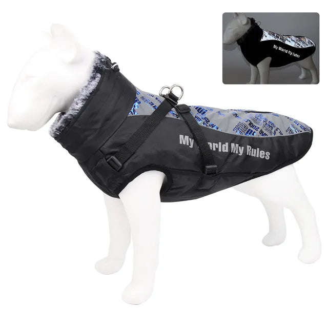 Waterproof Cotton Dog Coat