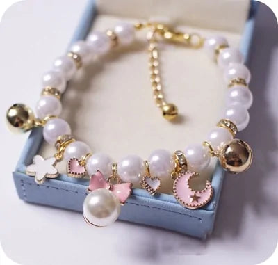 Pet Jewelry: Princess Pearl Necklace for Small Critters