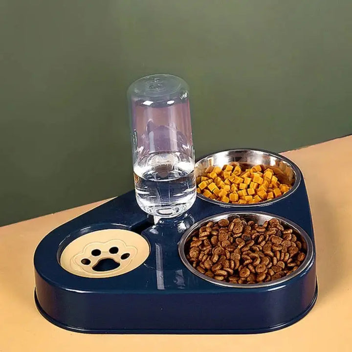 Triple-Function Pet Feeding Station