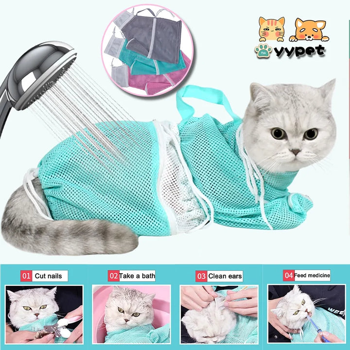 Cat Grooming and Restraint Bag