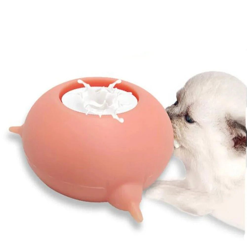 Portable Pet Milk Feeder Bowl