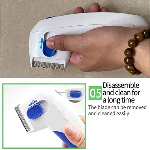 Flea-Repelling Electric Comb