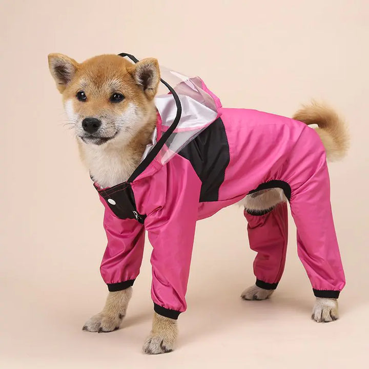 Clear Pet Raincoat