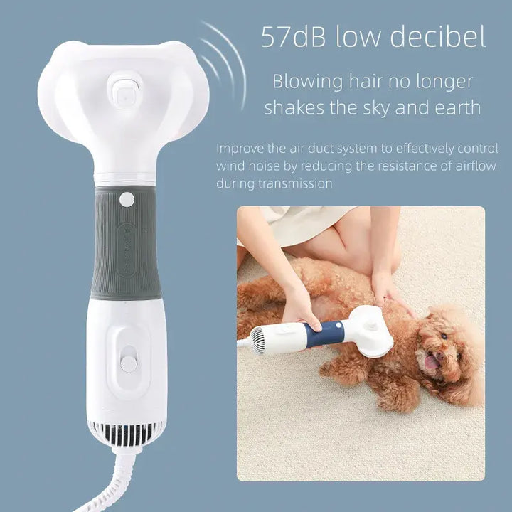 3-in-1 Pet Grooming Dryer & Comb Brush