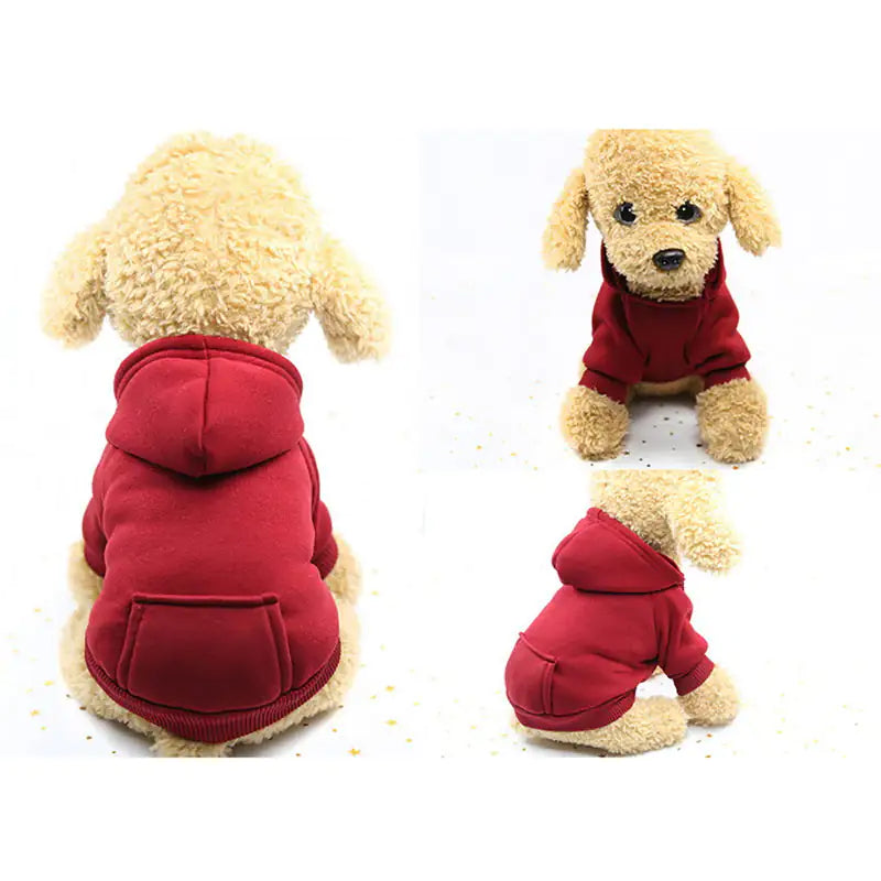 Cozy Pet Dog Hoodie in Soft Fleece